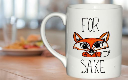 For Fox Sake Fox mug
