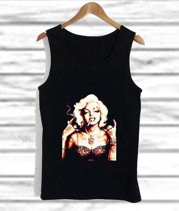 Marilyn Monroe With Tattoo tank top