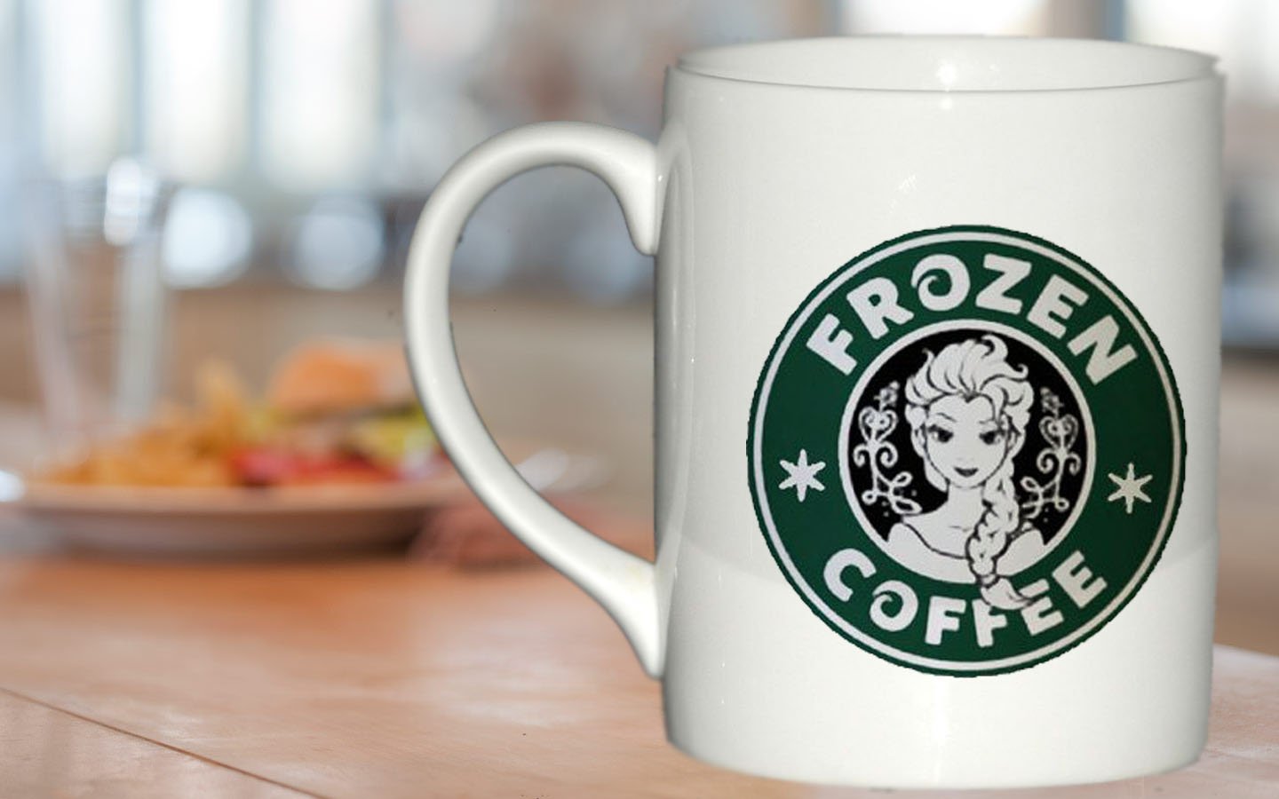 disney frozen starbucks logo mug