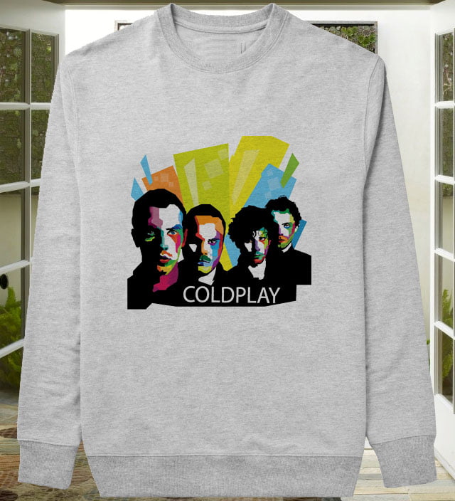 Coldplay Typography sweater sweatshirt