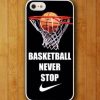 BasketBall Never Stop Phone Cases