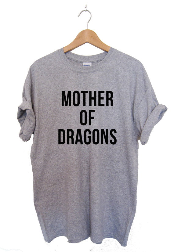 Mother of Dragons Grey Tshirt