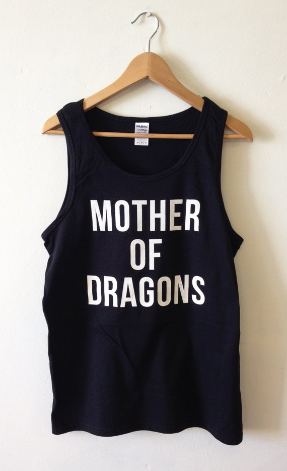 Mother of Dragons black tanktop