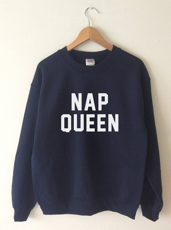 Nap Queen Navy sweatshirt