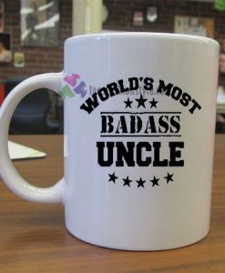 World's Most Badass Uncle mug gift