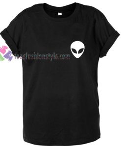 Alien head logo gift Tshirt