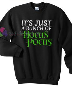 Its Just a Bunch of Hocus Pocus Halloween gift sweatshirt