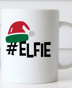 Christmas Coffee Mug Elf Elfie Hashtag mug gift