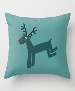 Christmas Reindeer Pillow Cover
