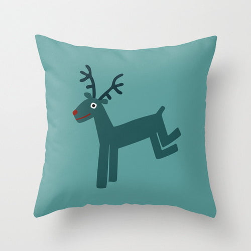 Christmas Reindeer Pillow Cover