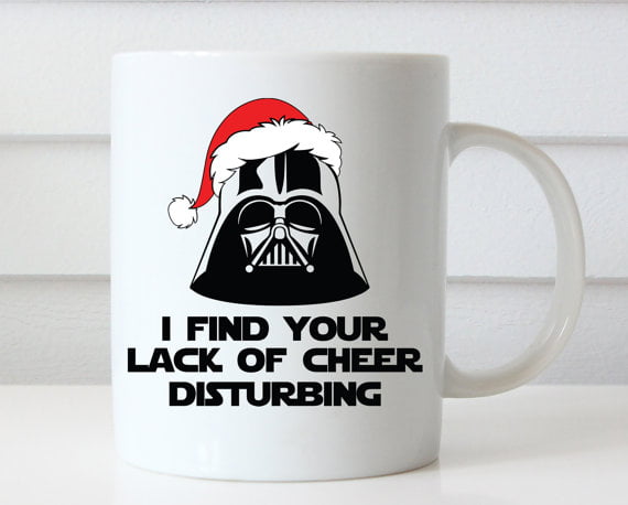 Star Wars Darth Vader Christmas mug gift