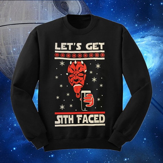 Christmas Star Wars Ugly Satan Sweater