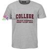 College Hogwarts T-Shirt gift