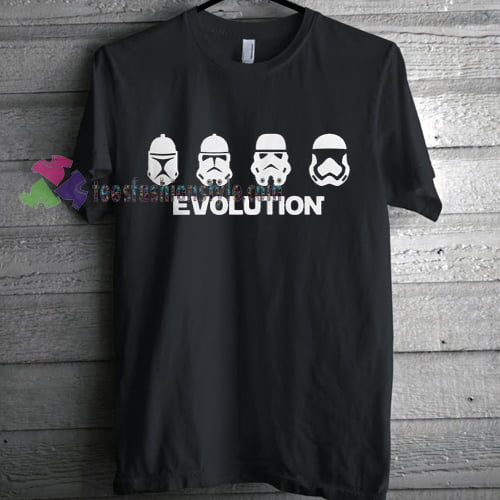 Evolution of the Stormtrooper T-shirt gift