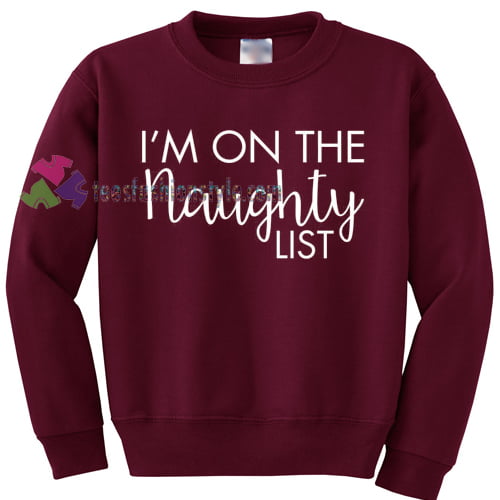 Naughty List Sweater gift