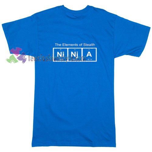 NINJA Elements Of Stealth T-shirt gift