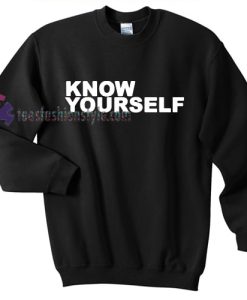 know yourself sweater gift