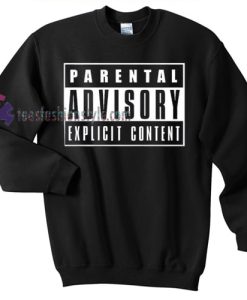 parental advisory sweater gift