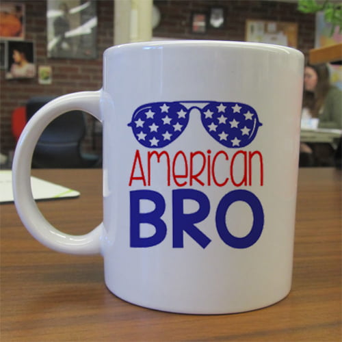 American Bro independence day mug gift