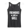 Independence Day fireworks and girl tanktop gift