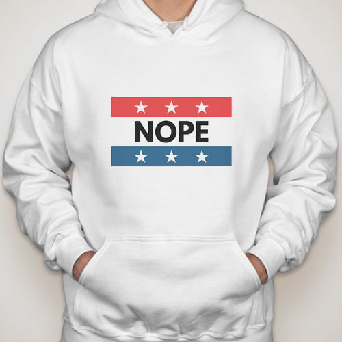 USA Nope Baseball independence day hoodie gift