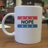 USA Nope Baseball independence day mug gift