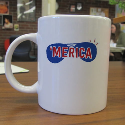 merica independence day mug gift