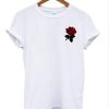 red rose flower tee Tshirt gift