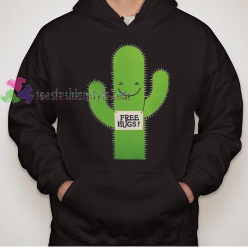Free Hugs cactus hoodie gift cool tee shirts