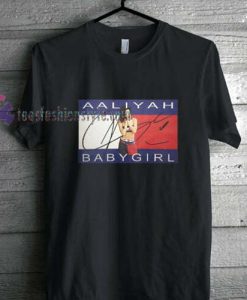 Aaliyah Babygirl black t shirt