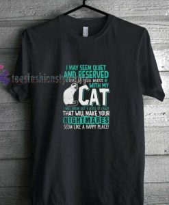 With My Cat t shirt