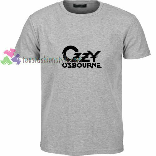 Ozzy Font Grey t shirt