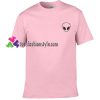 Light Pink Alien T Shirt gift tees unisex adult cool tee shirts