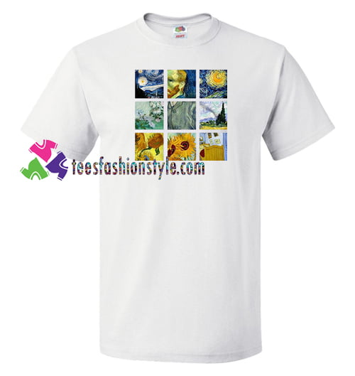 Van Gogh T Shirt gift tees unisex adult cool tee shirts