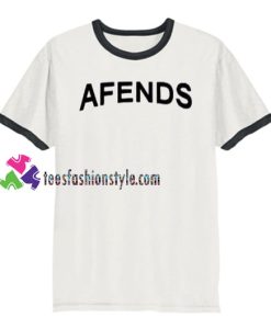 Afends Ringer T Shirt gift tees unisex adult cool tee shirts