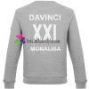Davinci XXl Monalisa Back Sweatshirt Gift sweater adult unisex cool tee shirts