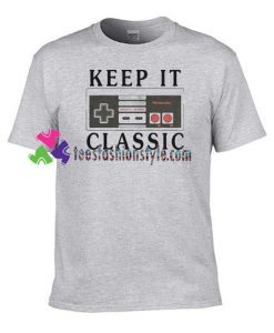 Nintendo Keep It Classic T Shirt gift tees unisex adult cool tee shirts