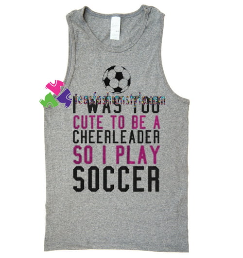 Soccer TankTop gift tanktop shirt unisex custom clothing Size S-3XL