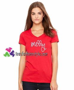 Merry T Shirt gift tees unisex adult cool tee shirts