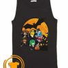 M&M Candy Halloween Pumpkin Bat Tank Top By Tshirtscoupon.com