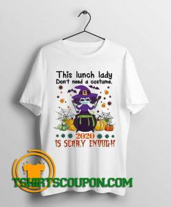 Witch Face Mask This Lunch lady don’t need Halloween shirts