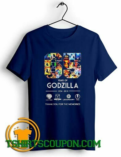 65 years of Godzilla thank you for the memories Unique trends tees shirts