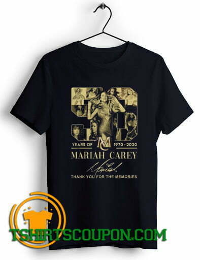 Mariah Carey 1970 2020 signature thank you for the memories T-Shirt