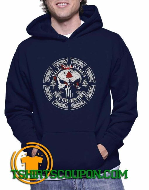 Official Till Valhalla Never Kneel Signatures Hoodie By Tshirtscoupon.com