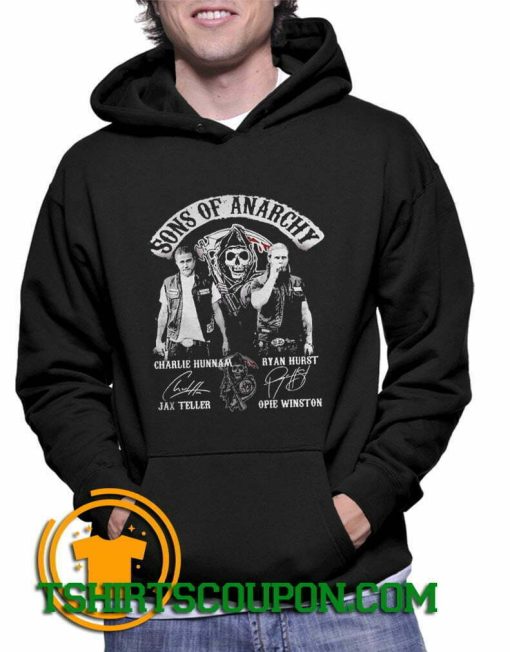 Sons of anarchy characters signatures Hoodie By Tshirtscoupon.com