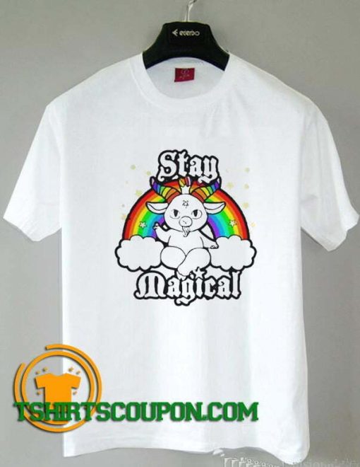 LGBT Satan Baphomet Stay Magical Unique trends tees shirts
