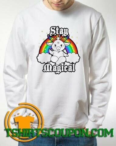 LGBT Satan Baphomet Stay Magical Sweatshirt By Tshirtscoupon.com