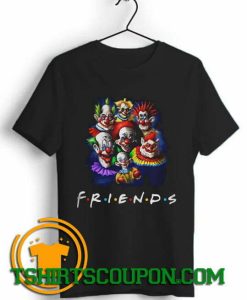 Halloween Scary Clowns Drawing Friends Unique trends tees shirts