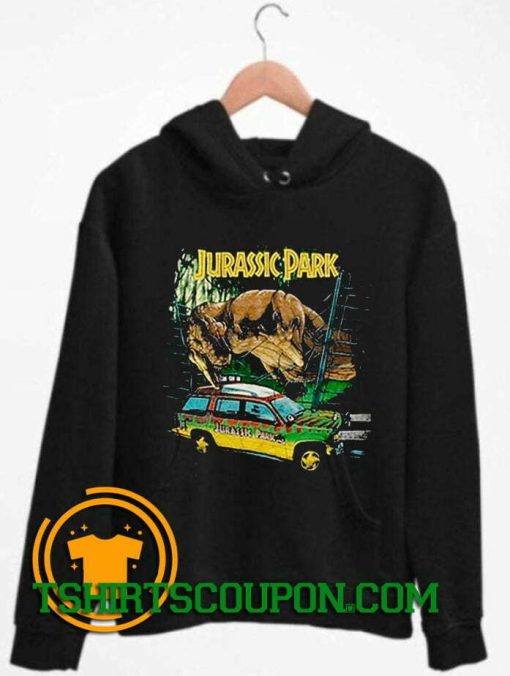Jurassic Park Vintage 90s Hoodie By Tshirtscoupon.com