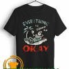 Skeleton on the beach everything is gonna be okay shirts